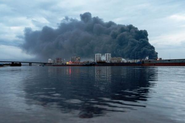 Пожару на заводе «Красмаш» присвоили высший ранг сложности