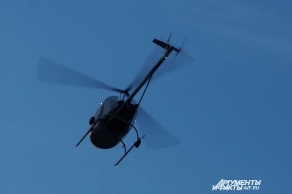 В Киеве разбился гражданский вертолет