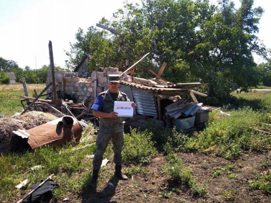 Военная сводка: при обстреле села Октябрь каратели применили артиллерию