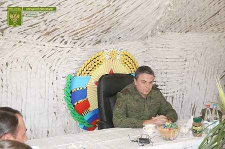 Глава Республики посетил занятия по боевой подготовке на полигоне Народной милиции ЛНР