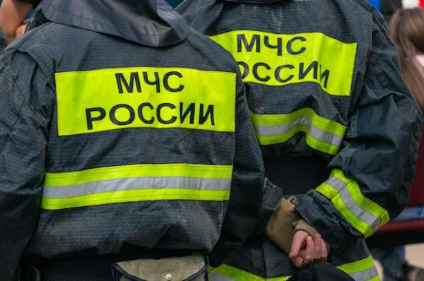 В центре Москвы произошел крупный пожар в старом здании