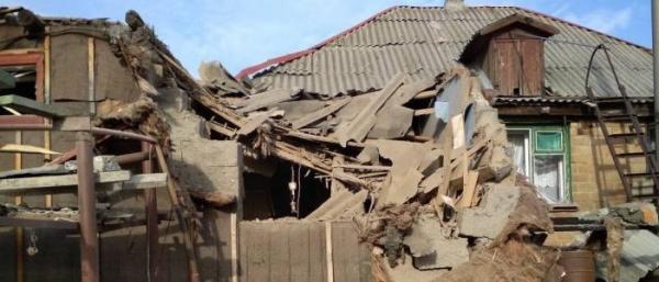 В Горловке обстрелом ВСУ повреждены жилые дома