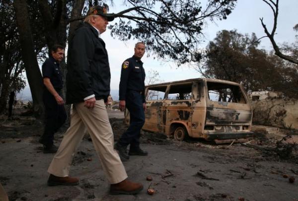 Трамп: пожары в Калифорнии – это «монстр», которого нужно остановить