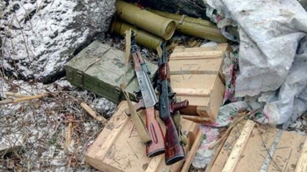 На Донбассе найден тайник с боеприпасами