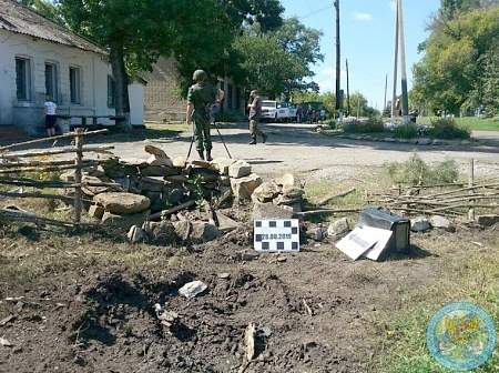 Два дома и клуб повреждены в результате обстрела Голубовского со стороны ВСУ – СЦКК
